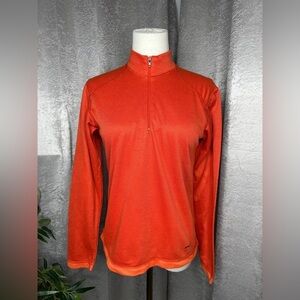 Patagonia Women’s Capilene Half-Zip Sweatshirt Pullover Orange Sz M